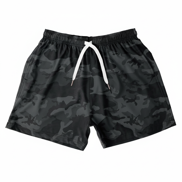 Black Camo Shorts