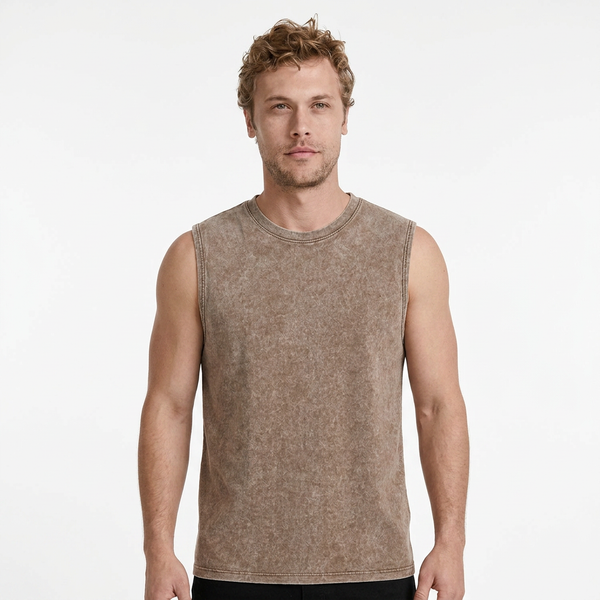 Vintage Washed Oversized Tank Top