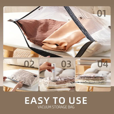 Travel Vacuum Compression Storage Bags