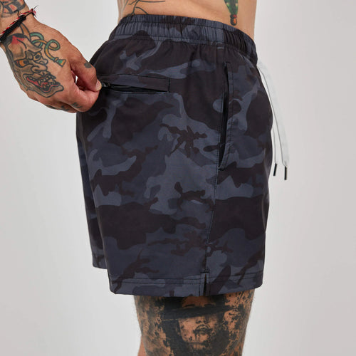 Black Camo Shorts