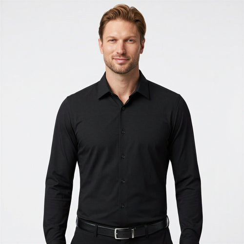 Stretch Slim Fit Long Sleeve Button Down