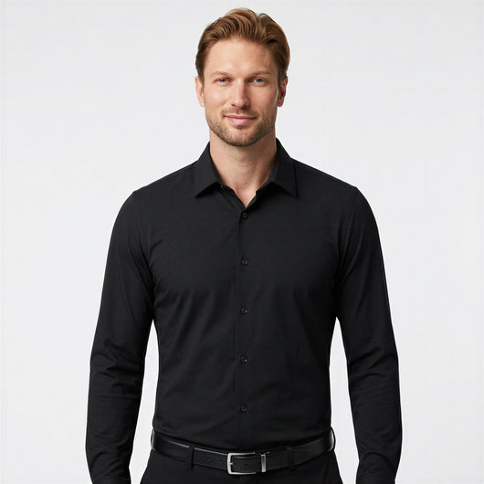 Stretch Slim Fit Long Sleeve Button Down