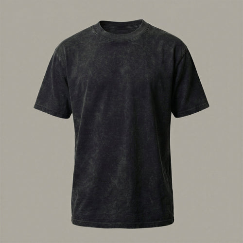 (New) Vintage Washed Oversized Tee - Black