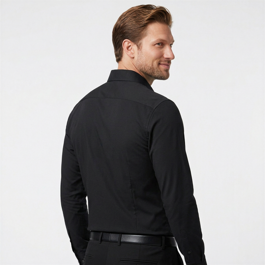 Stretch Slim Fit Long Sleeve Button Down
