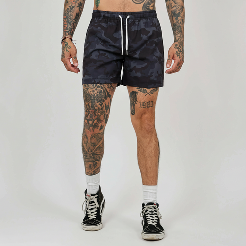 Black Camo Shorts