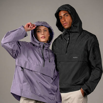 StormShield Oversized Half-Zip Jacket