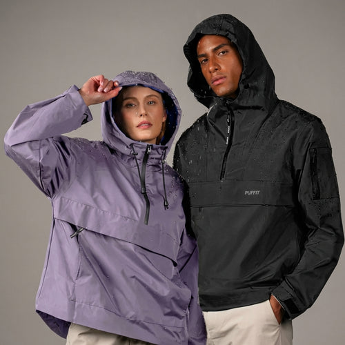 StormShield Oversized Half-Zip Jacket