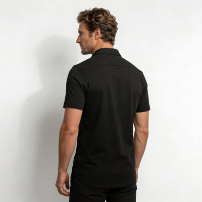 Slim Fit Stretch Short Sleeve Shirt