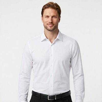Stretch Slim Fit Long Sleeve Button Down