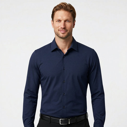 Stretch Slim Fit Long Sleeve Button Down