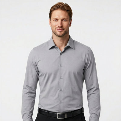 Stretch Slim Fit Long Sleeve Button Down