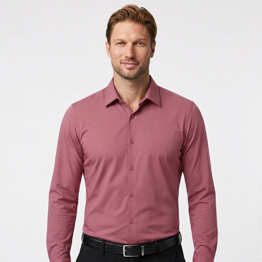 Stretch Slim Fit Long Sleeve Button Down
