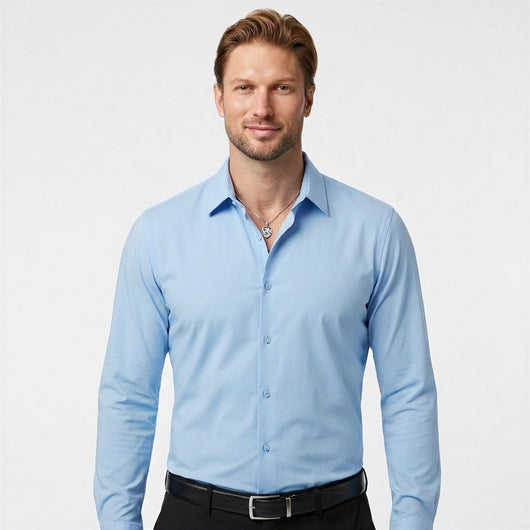 Stretch Slim Fit Long Sleeve Button Down
