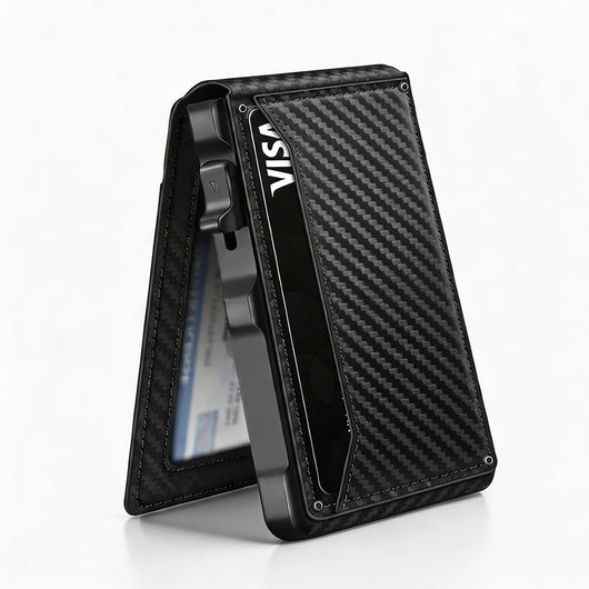 Minimalist RFID Slim Wallet with Money Clip