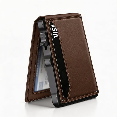 Minimalist RFID Slim Wallet with Money Clip