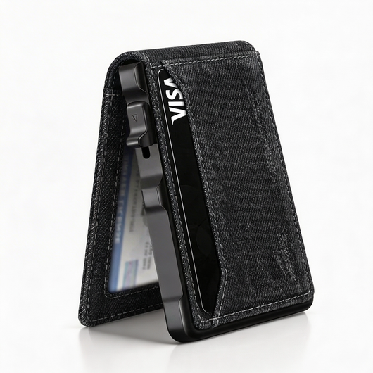 Minimalist RFID Slim Wallet with Money Clip