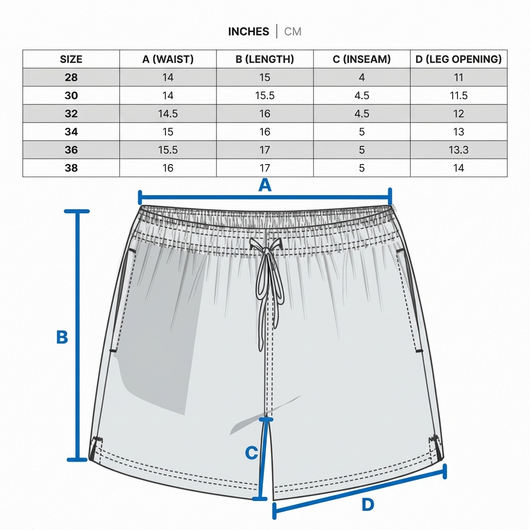 Navy Blue Shorts