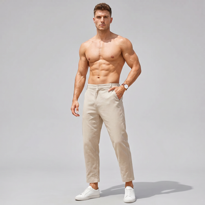Cotton Linen Pants - Lightweight Casual Fit VIP