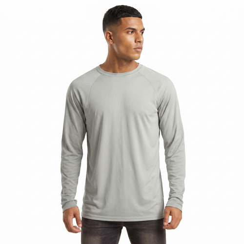 UPF 50+ Long Sleeve Athletic Shirts - 3-Pack